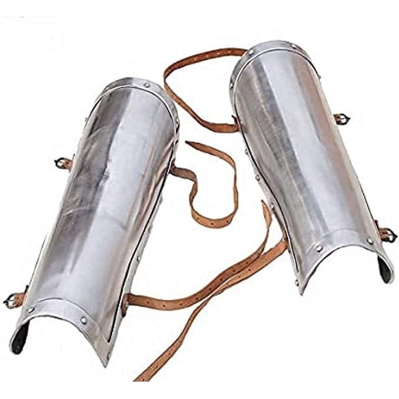 Reenactment LARP SCA Armor Medieval Churburg Steel Greaves