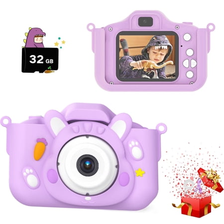 Reendo Kids Camera Selfie Camera for Kids Christmas Birthday Festival Gifts for Girls and Boys