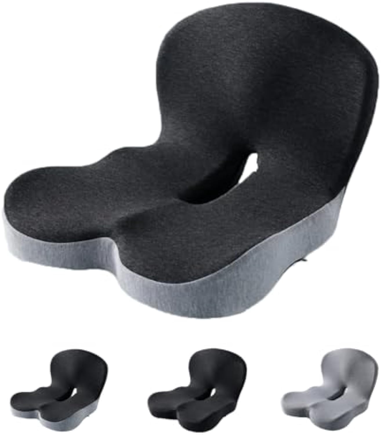 Reenly Back And Seat Cushion, Welnax Lumbocare Pro, Soothe Cushion, Non Slip Seat Skin With Back - View #11