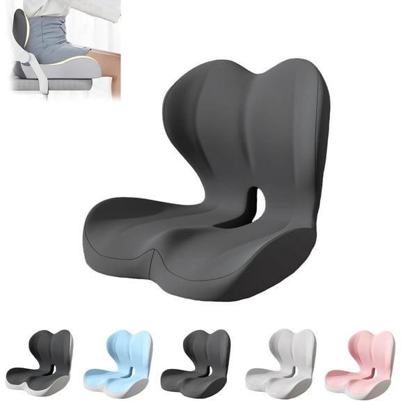 Reenly Memory Seat & Back Set—Soothe+ contours, anti-slip, all-day comfort
