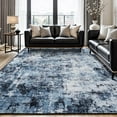 thumbnail image 1 of Reepow 8x10 Area Rugs for Living Room Modern Abstract Washable Low Pile Non-Slip Stain-Resistant Rug for Dining Room Home Office Bedroom,Ocean Blue, 1 of 10