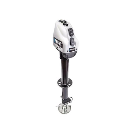 Reese 4,000 lb. Capacity Powered A-Frame 22" Total Travel RV Trailer Jack