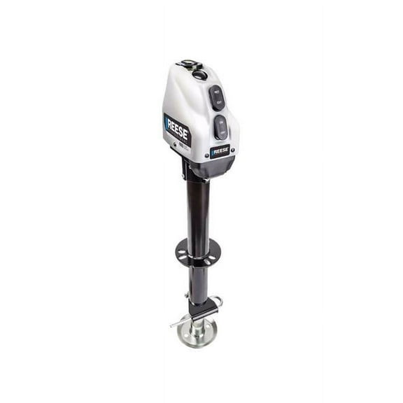 Reese 4,000 lb. Capacity Powered A-Frame 22" Total Travel RV Trailer Jack