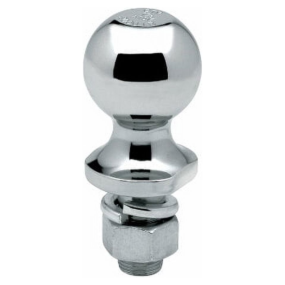Reese 63810 Class I Hitch Ball, Chrome 17/8" Ball x 3/4" x 11/2", 2,000 lbs.