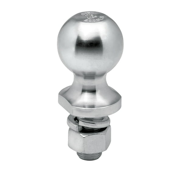Reese 63817 Class I Hitch Ball, Zinc - 1-7/8" Ball x 1 x 2-1/8", 2,000 lbs.