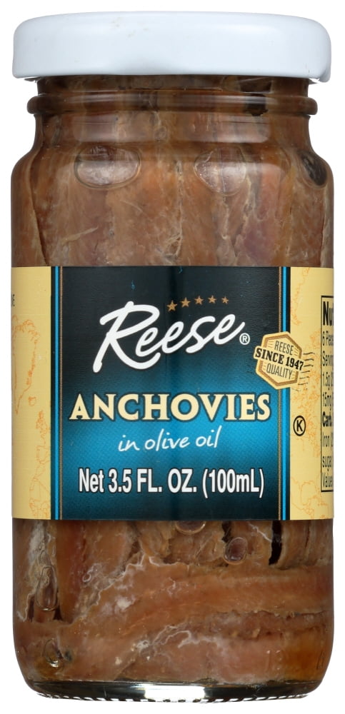 Reese Anchovies in Olive Oil, 3.5 oz