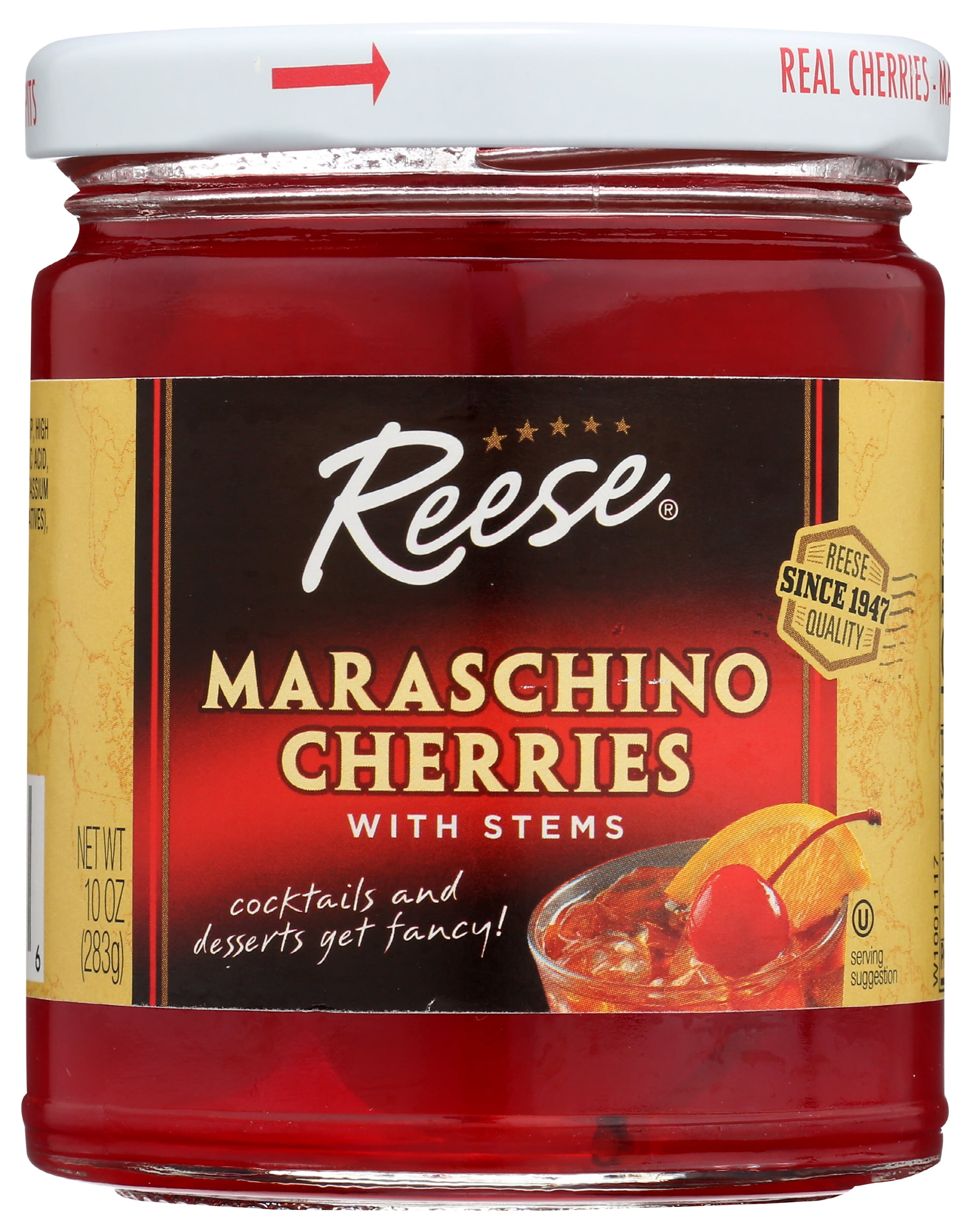 Reese  Cherries  10 Ounce (Pack Of 12)