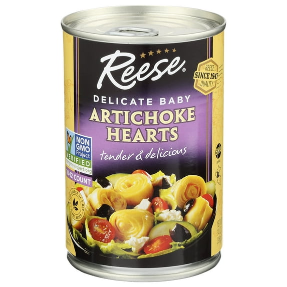 Reese Delicate Baby Artichoke Hearts, 14-Ounces (Pack of 12)