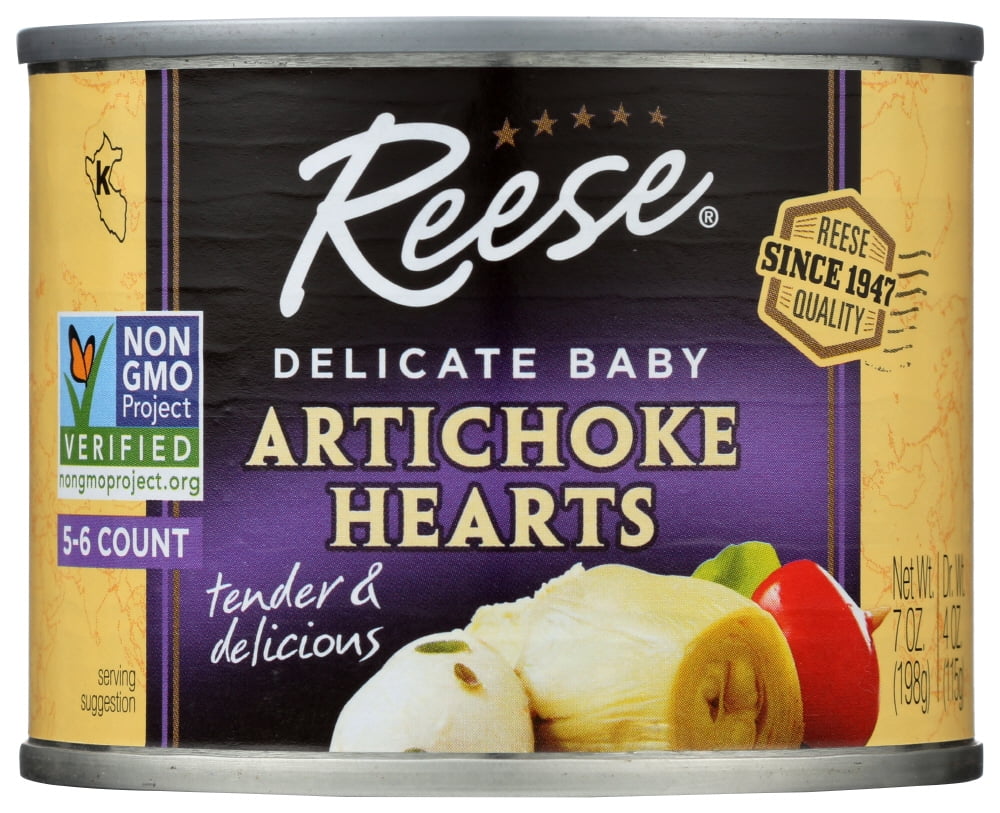 Reese Delicate Baby Artichokes Hearts, 7 Oz.