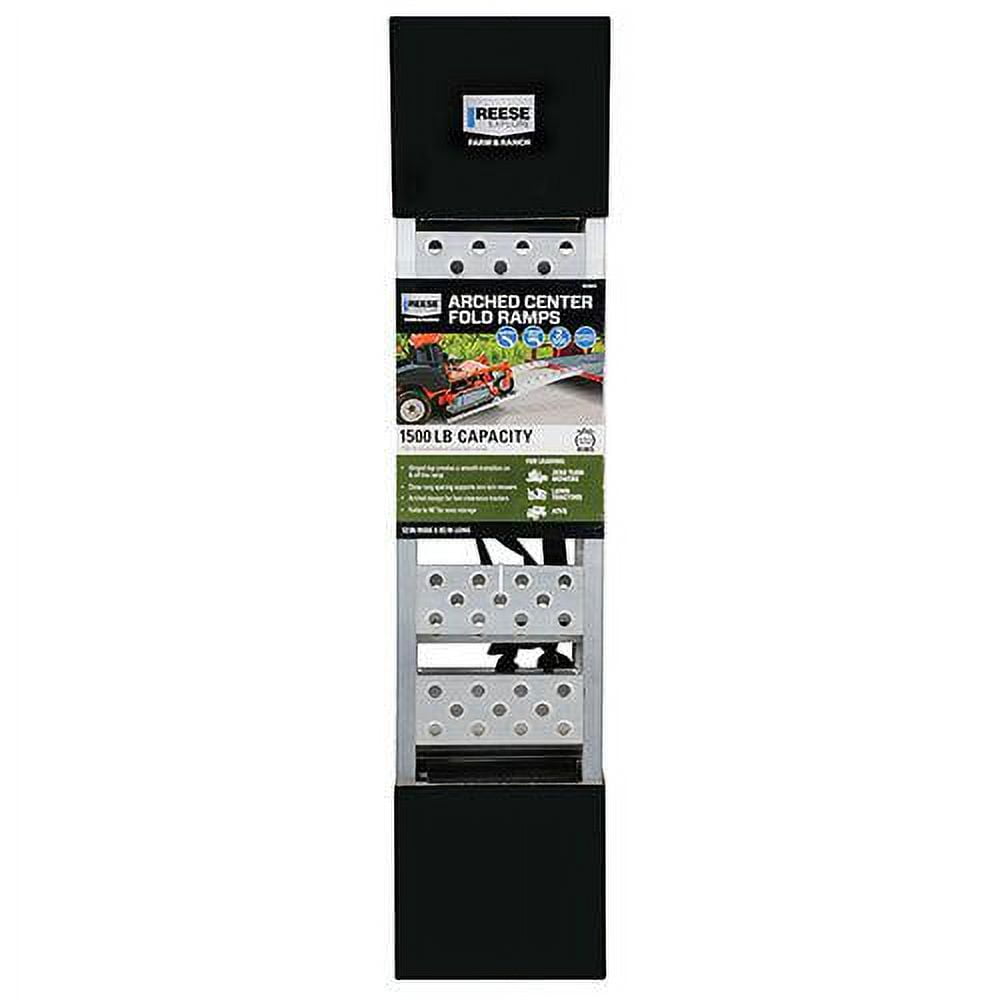 Reese Explore Arched Aluminum CenterFold Loading Ramp, 12 in. x 90 in