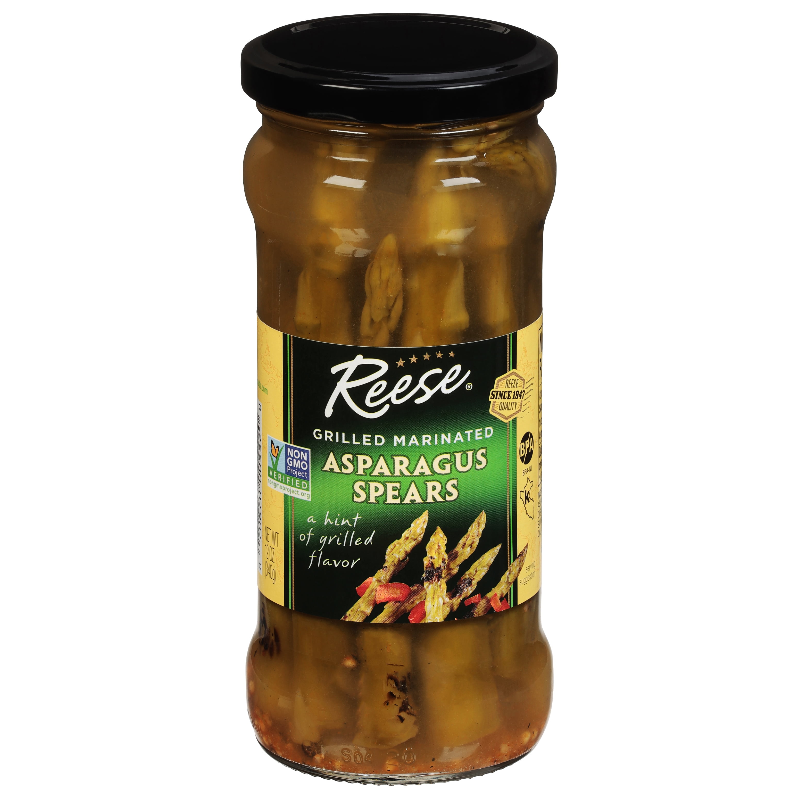 Reese Grilled Marinated Asparagus 12 oz (Pack Of 6)