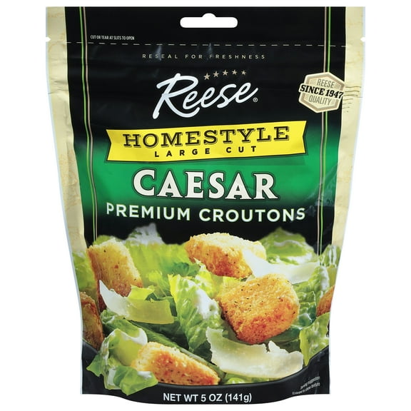 Reese Homestyle Caesar Croutons 5 oz (Pack Of 12)