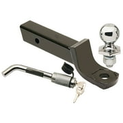 Reese Interlock Trailer Hitch Ball Mount Security Kit with Hitch Lock, 6,000 lb Capacity