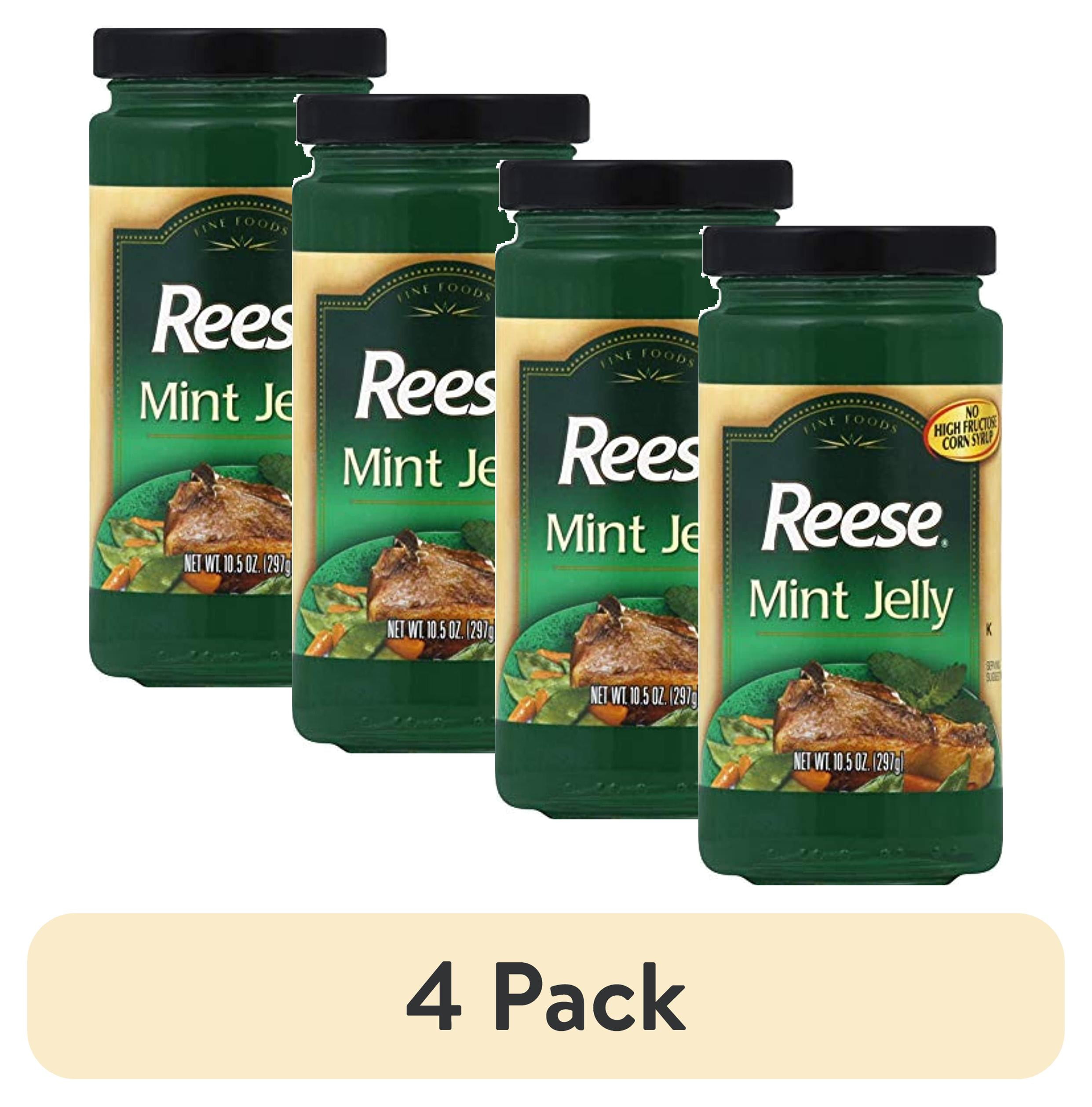 (4 pack) Reese Jelly Mint 10.5Oz, Green
