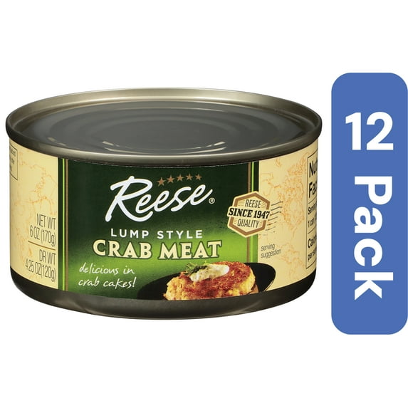 Reese Lump Style Crabmeat 6 oz (Pack Of 12)