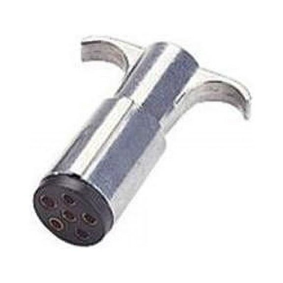 Reese Products 74130 6-Pin Metal Trailer Harness Plug, Trailer End