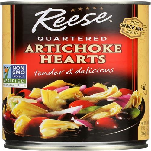 Reese Quartered Artichoke Hearts, 14 Ounces - Pack of 2