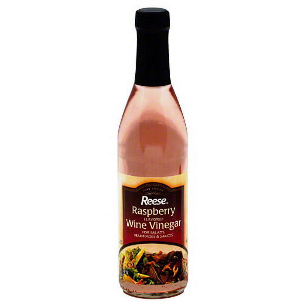 Reese Raspberry Flavored Wine Vinegar, 12.7 fl oz, (Pack of 6