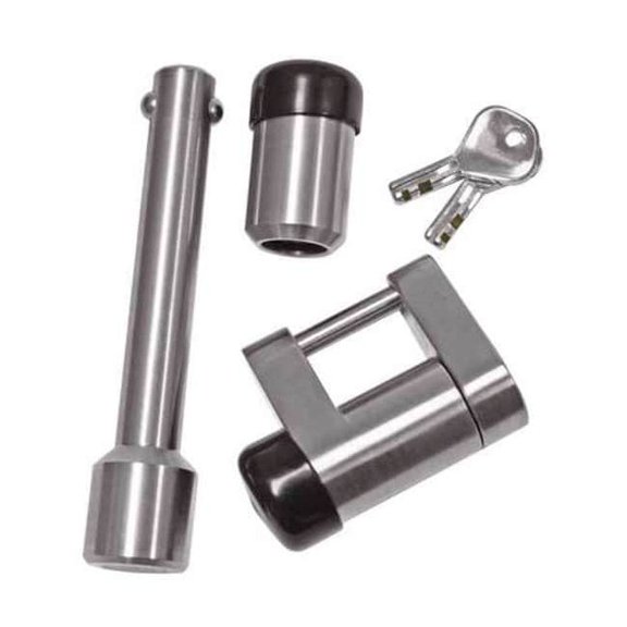 Reese Receiver/Coupler Lock, ClassIII, IV, Chrome 7030600