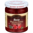 thumbnail image 1 of Reese Red Maraschino Cherries with Stem, 10-Ounces (Pack of 12), 1 of 8