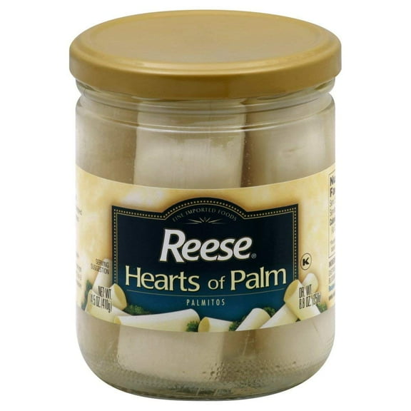 Reese Select Hearts of Palm in Glass - 14.8 oz Pack of 2