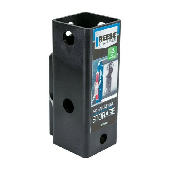 Reese Towpower Ball Mount and Storage Unit - 2 in. - Trailer Unit, Tow Storage