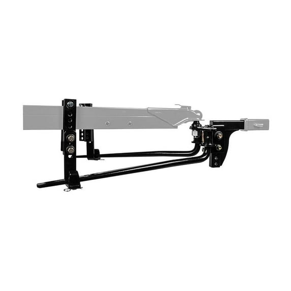 Reese 49911 Round Bar Weight Distribution Kit with Integrated Sway - 6,000 lbs. GTW