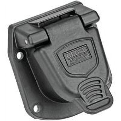 Hopkins Professional 6-Round Vehicle Side Connector - 6 Pin Tow Cable Connector
