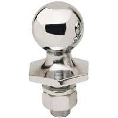 Reese Towpower 7008500 Standard Interlock Hitch Ball, 2 in Ball, 3/4 in Dia x 2-3/8 in L
