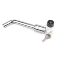 thumbnail image 1 of Reese Towpower 7030400 Trailer Hitch Lock, Fits 2 Inch Square Receiver, 5/8 Inch Pin Diameter, Professional, Chrome, 1 of 6