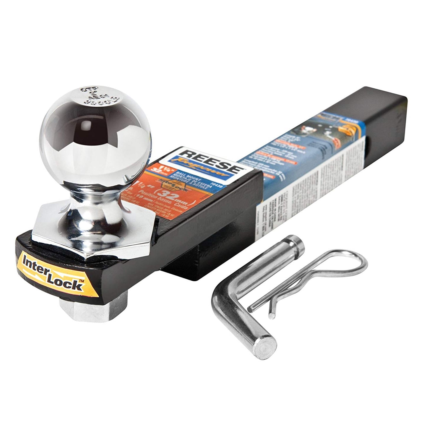 TowSmart Trailer Hitch Ball, Class I, 1-7/8in Ball, 3/4in x 1-1 TowSmart Trailer Hitch Ball, Class I, 1-7/8in Ball, 3/4in x 1-1