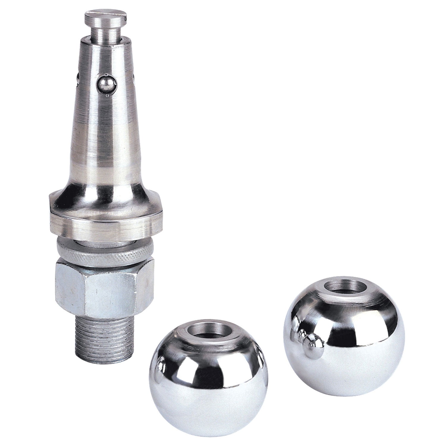 Reese Towpower 74309 Interchangeable Trailer Hitch Ball, (1-7/8 Inch Diameter Ball & 2 Inch Diameter Ball & 2-5/16 Inch Diameter Ball), 8,000 lbs. Capacity, Chrome