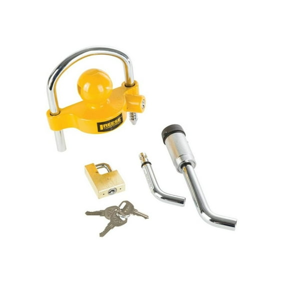 Reese Towpower Trailer Hitch and Coupler Lock Kit, Fits 1-1/4" and 2" Receivers