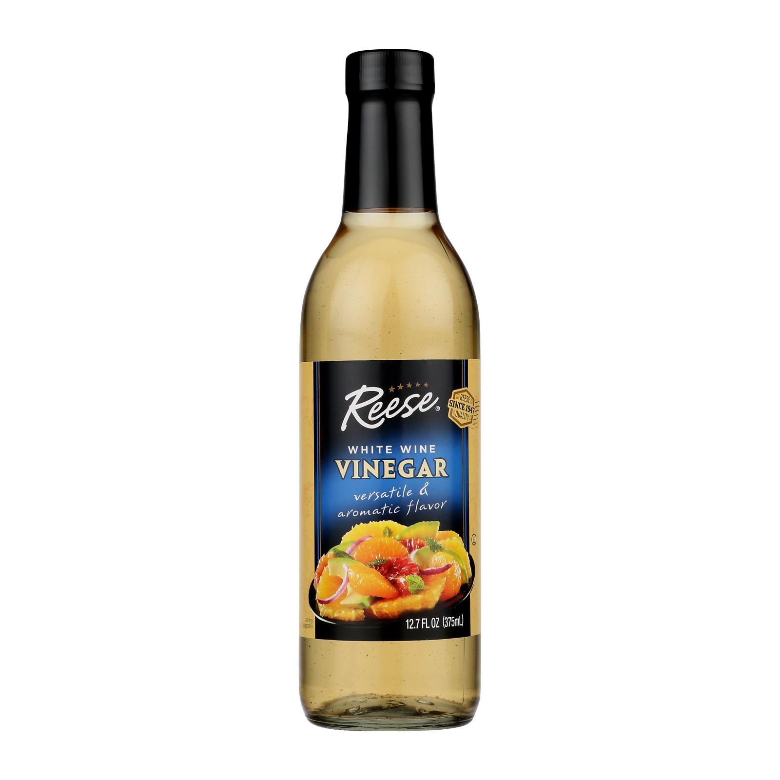 Reese White Wine Vinegar, Kosher & Aromatic Flavor - 12.7 oz (Pack of 6)
