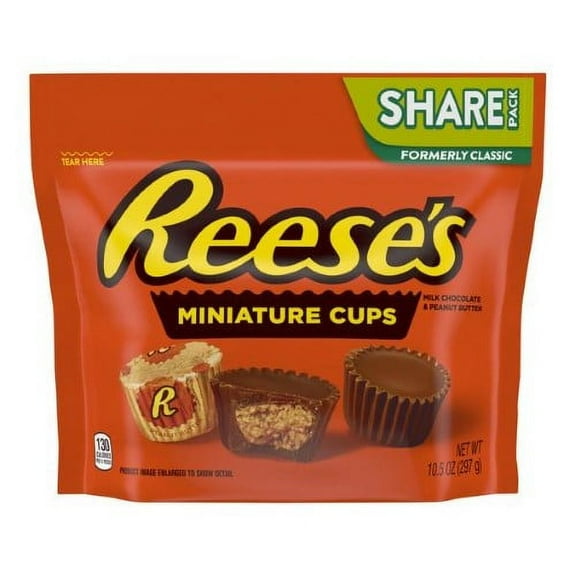 Reese's 10.5 Oz Peanut Butter Cup Miniatures (Pack of 3)