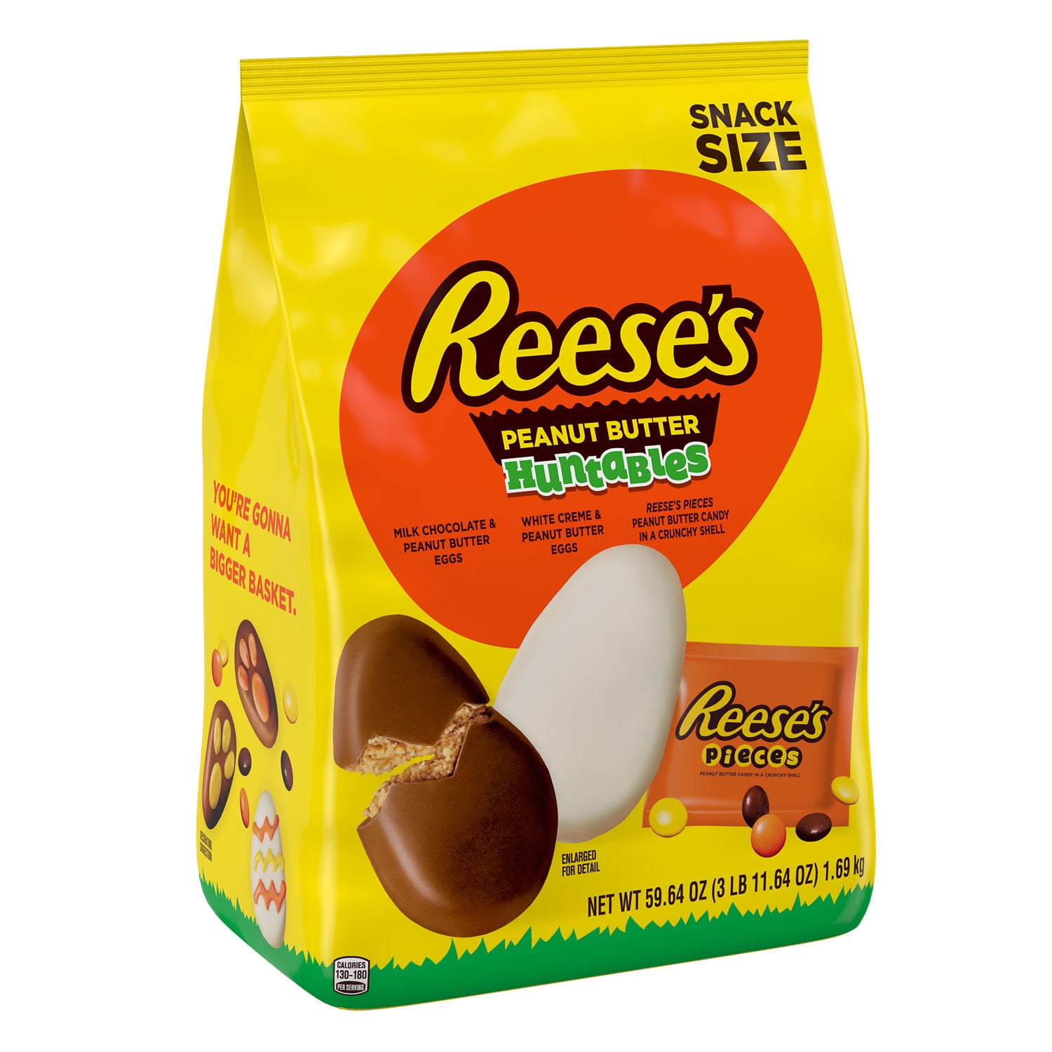 Reese's Assorted Flavored Snack Size Peanut Butter Easter Candy, Bulk ...