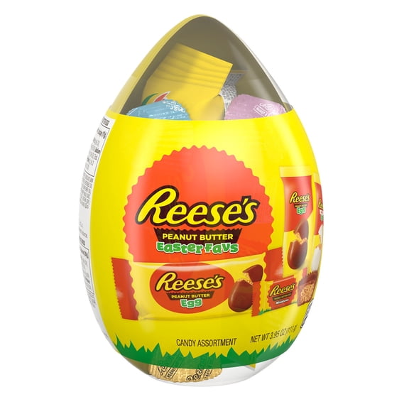 Reese Plastic Filled Egg Easter Basket Filler