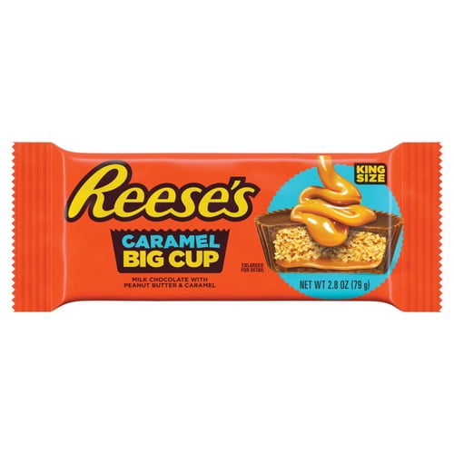 Reese's Big Cup Caramel King Size 79g, British Import (Pack of 3)