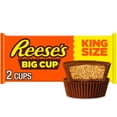 thumbnail image 1 of Reese's Big Cup Milk Chocolate King Size Peanut Butter Cups Candy, Pack 2.8 oz, 1 of 9