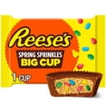 thumbnail image 1 of Reese's Big Cup with Sprinkles Milk Chocolate Peanut Butter Cup Easter Candy, Pack 1.3 oz, 1 of 9