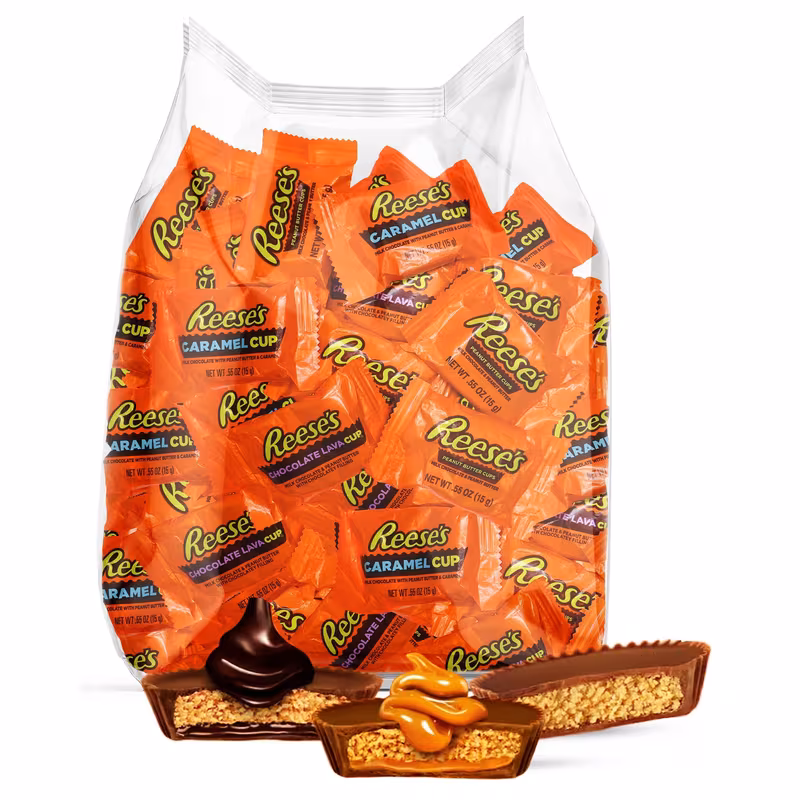 thumbnail image 1 of Taboom Reese's Chocolate Peanut Butter Cups 1 lb Bulk Variety – Reese's Candy & Reese's Cups for Sharing and Snacking, 1 of 5