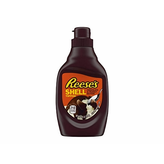 Reese's Chocolate & Peanut Butter Shell Topping (Pack of 5)