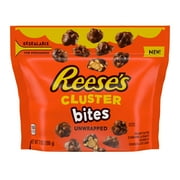 Reese's Cluster Bites Peanut Butter, Caramel and Peanuts Candy, Bag 7 oz