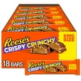 thumbnail image 1 of Reese's Crispy Crunchy Peanut Butter and Peanuts King Size Candy, Bars 3.1 oz, 18 Count, 1 of 9