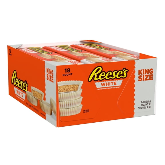 Reeses Cup White, 2.8 oz (Pack of 18)