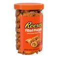 thumbnail image 1 of Reese's Filled Pretzels, SCH4&nbsp;Peanut Butter Pretzel Nuggets, Crunchy, Ready to Eat, Sweet and Salty Snack, 18oz Jar, 1 of 3