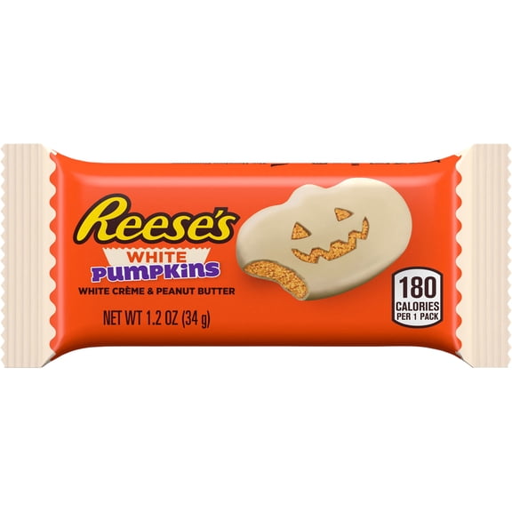 Reese's Halloween White Peanut Butter Pumpkin, 1.2 Ounces