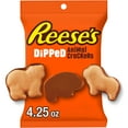 thumbnail image 1 of Reese's Chocolate and Peanut Butter Candy Dipped Animal Crackers, Bag 4.25 oz, 1 of 9