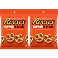 thumbnail image 1 of Reese's Milk Chocolate Peanut Butter Dipped Pretzels 4.25 Oz Per Bag (Box Of 2), 1 of 6