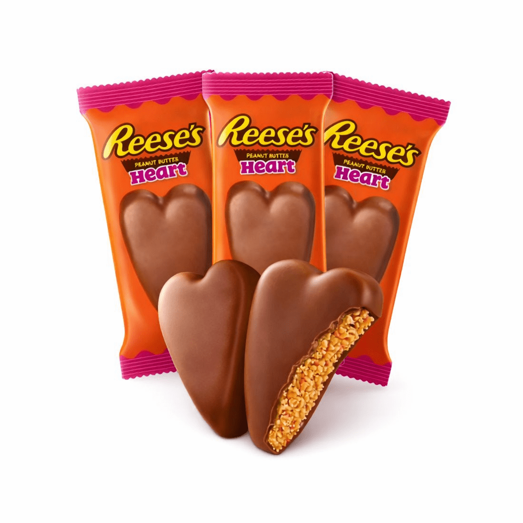 Reese's Milk Chocolate Peanut Butter Hearts - Individually Wrapped - 5 lb